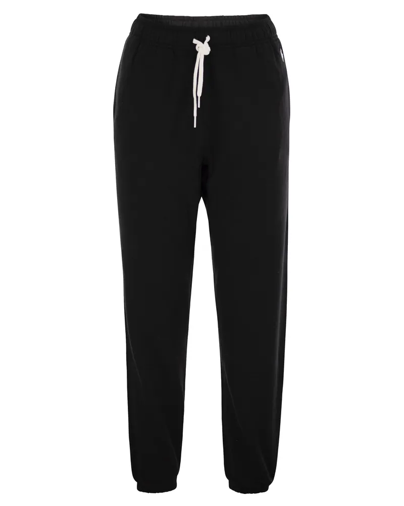 Ralph Lauren Plüschsporthosen Black
