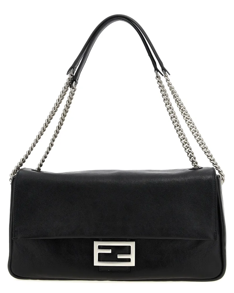 Fendi Umhängetasche „Baguette Chain Large Black