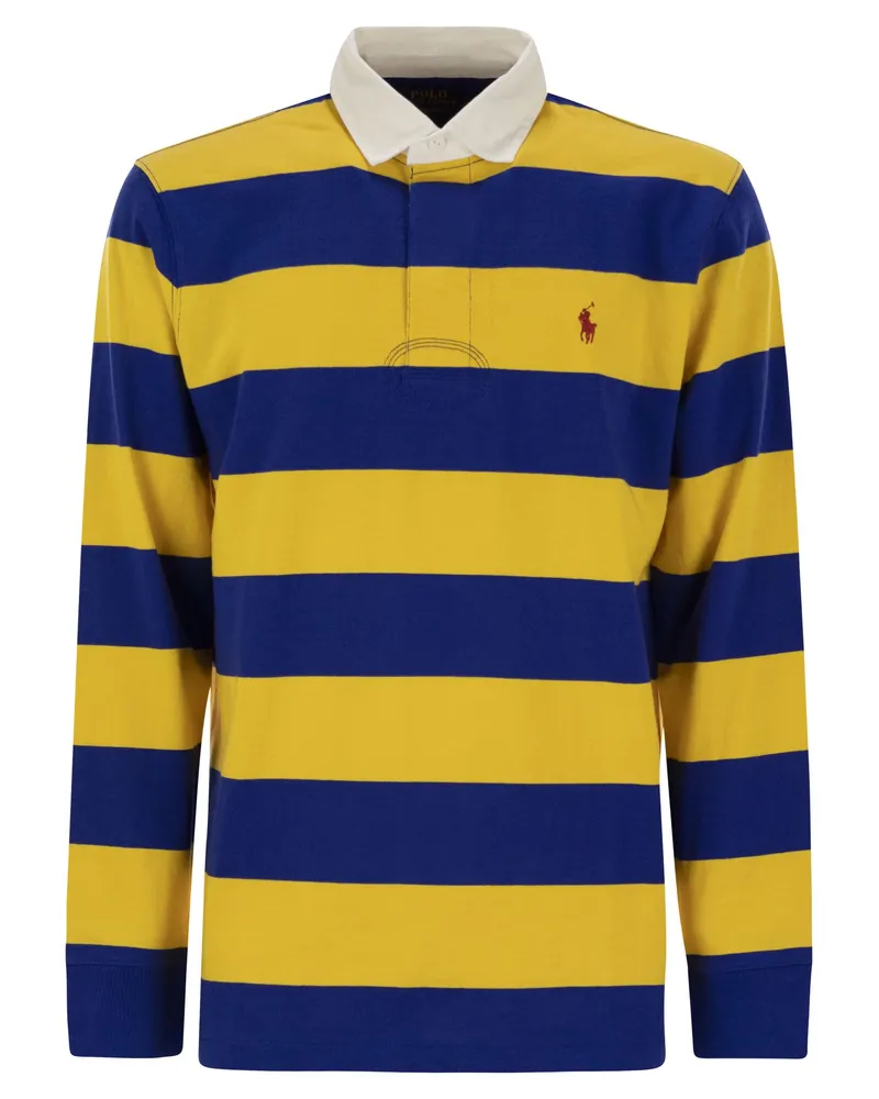 Ralph Lauren Langarmes Rugby -Trikot Yellow