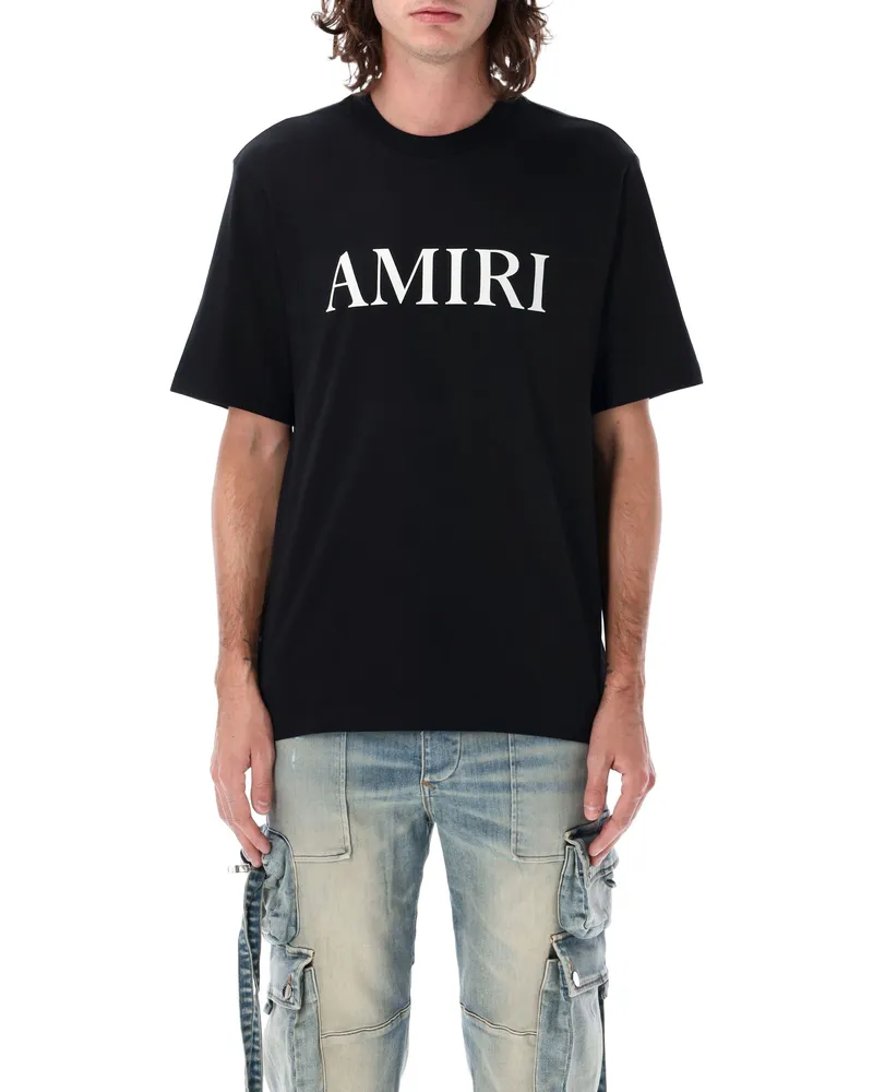 Amiri T-Shirts und Polos Schwarz Black