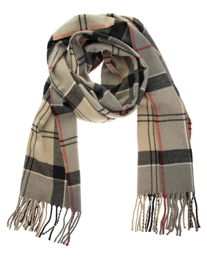 Barbour Schal mit Tartan -Muster Beige