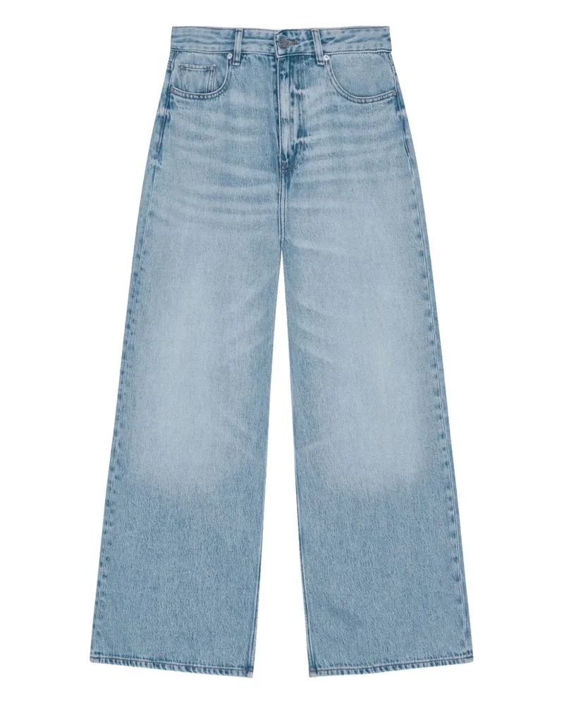 Ganni Bio -Baumwoll -Jeans Jeans Clear
