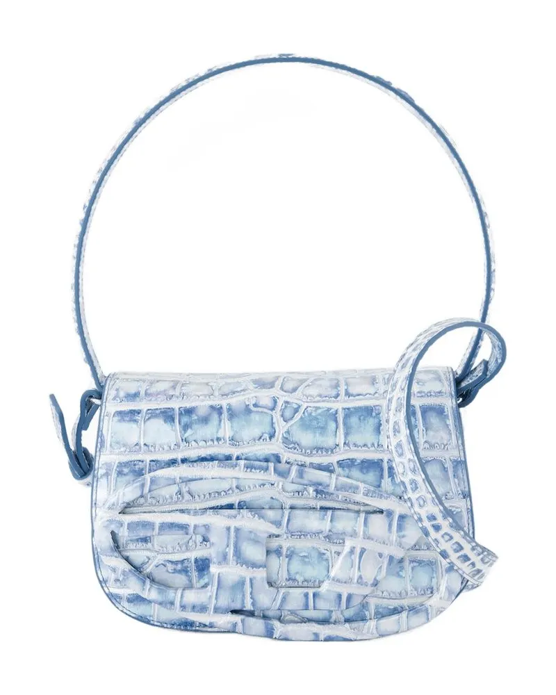 Diesel 1 DR -Umhängetasche lederblau Blau