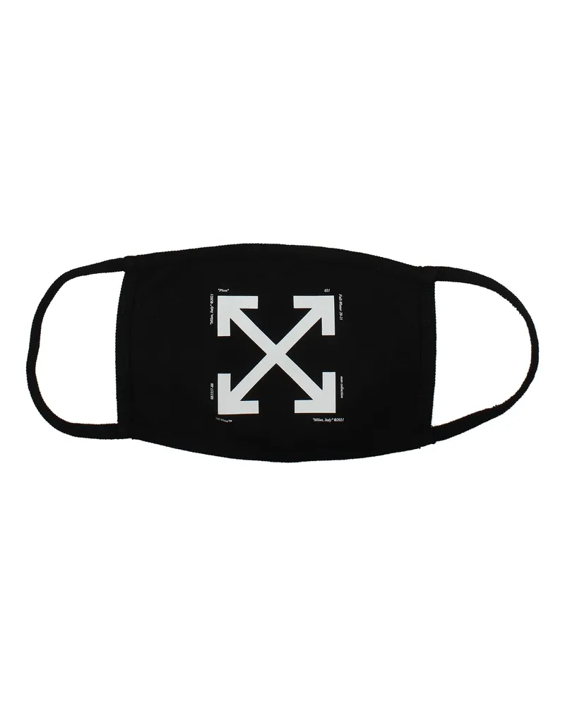 OFF-WHITE Off White Gesichtsmaske Herrens Baumwolle Schwarz -