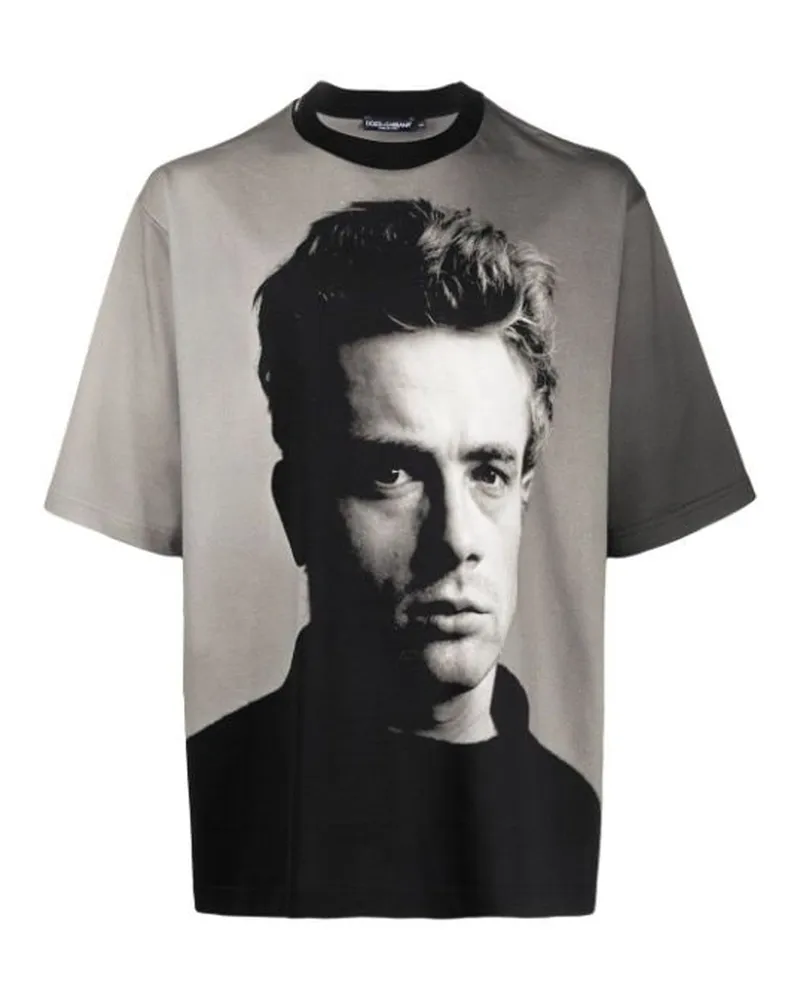 Dolce & Gabbana James Dean T -Shirt Schwarz