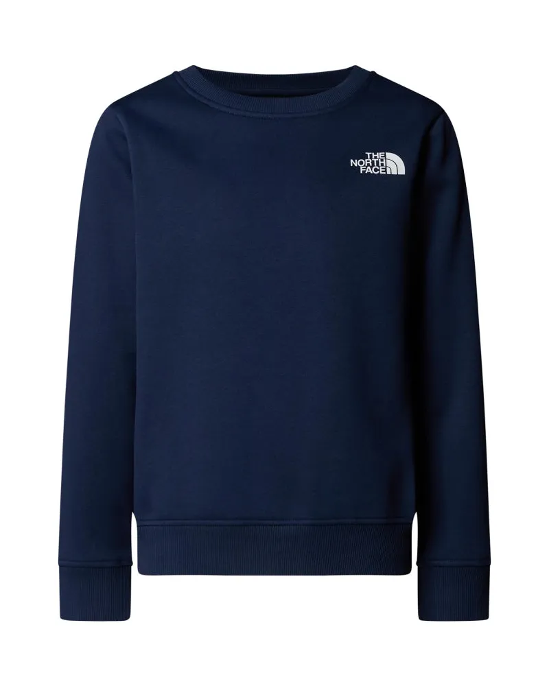 The North Face Das North Face T -Shirt mit "Crew" -Logo Blue