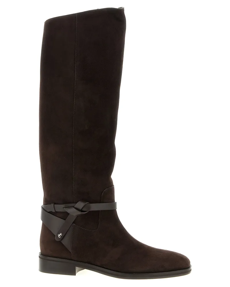 Jimmy Choo Lawton' Boots Brown