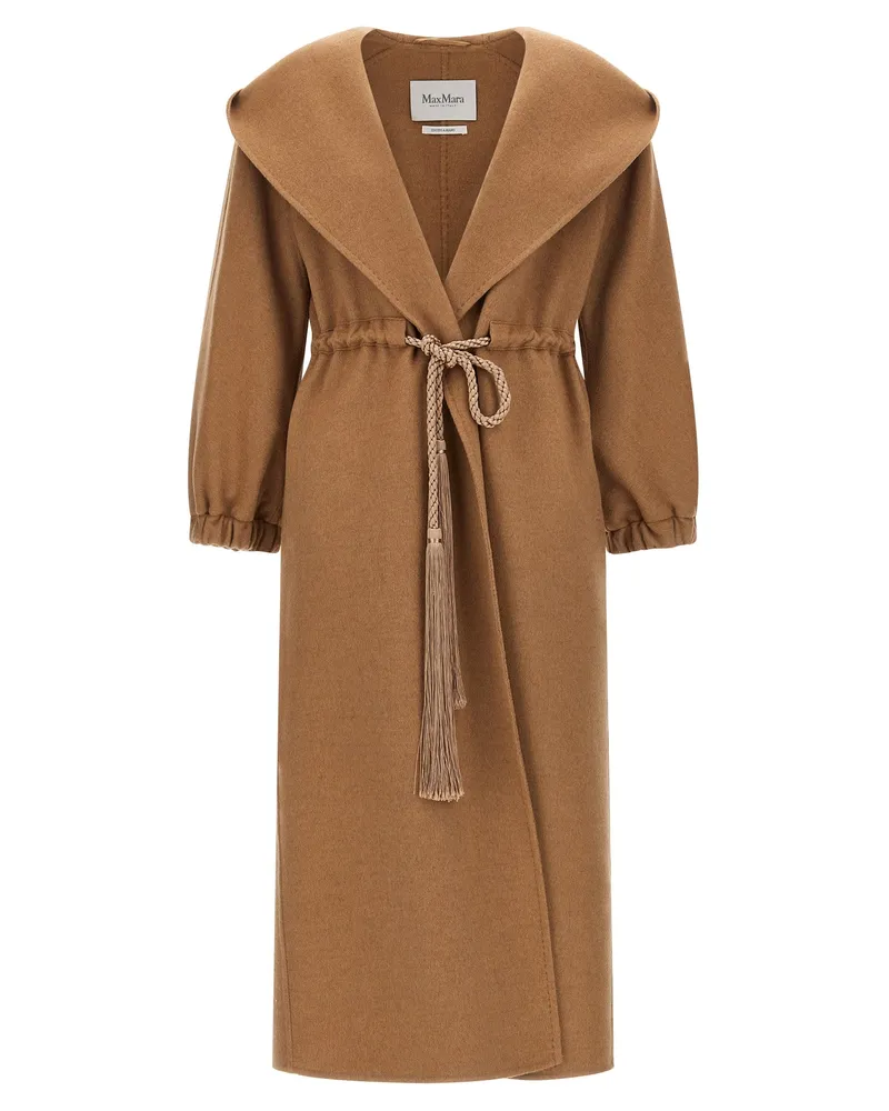 Max Mara Natalin' Mantel Brown