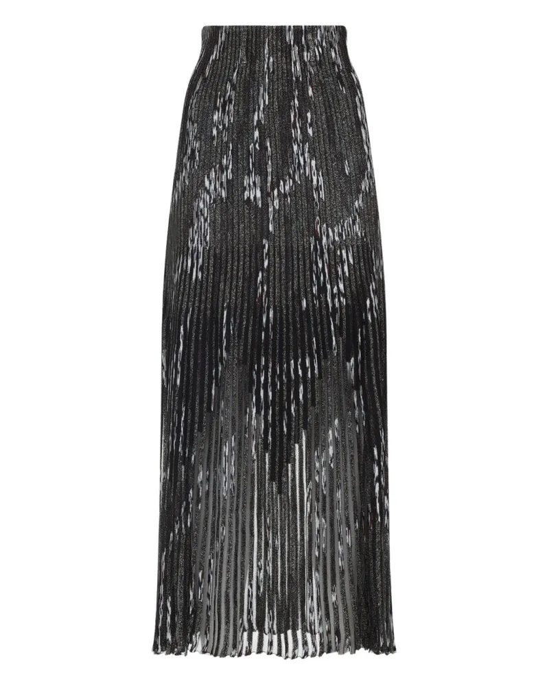 Missoni Plissee Long Rock Black