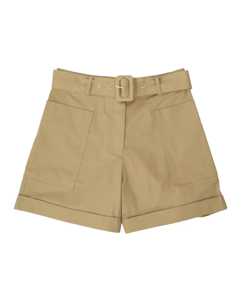 Officine Generale Shorts Beige Beige