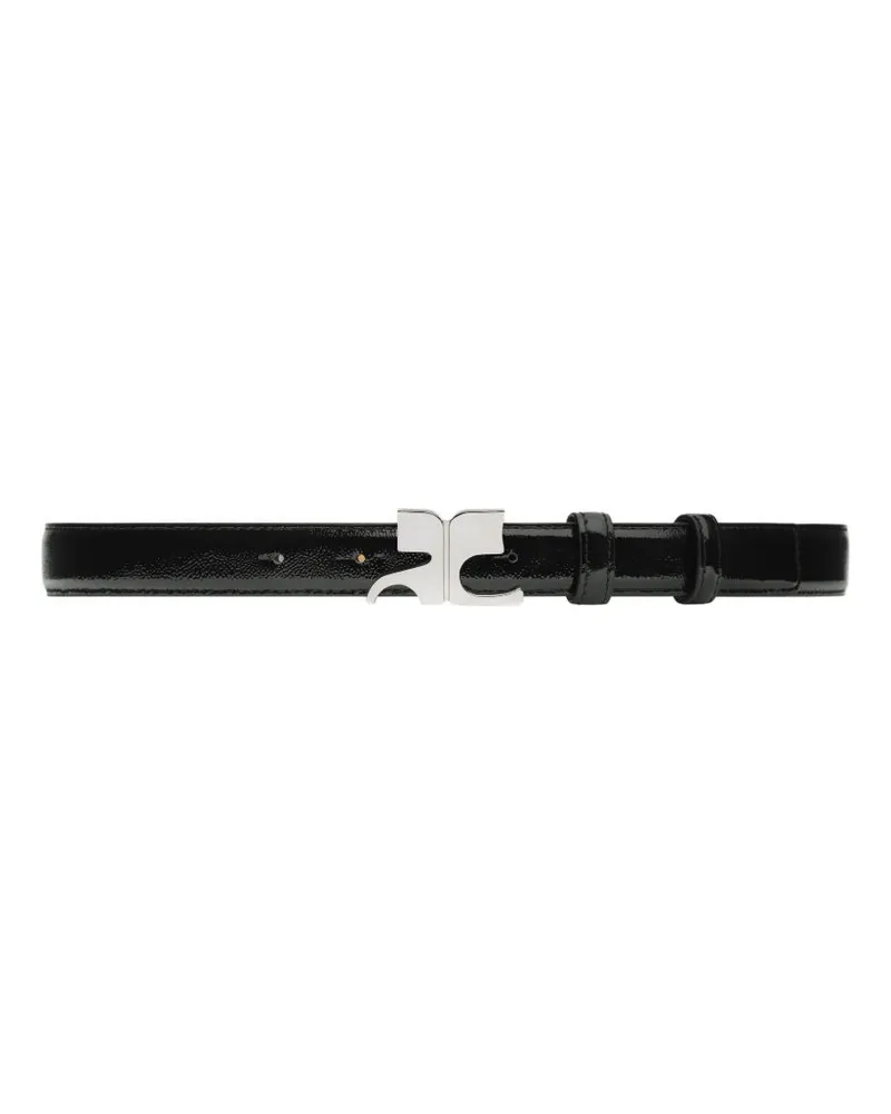Courrèges Courreves Gürtel schwarz Black