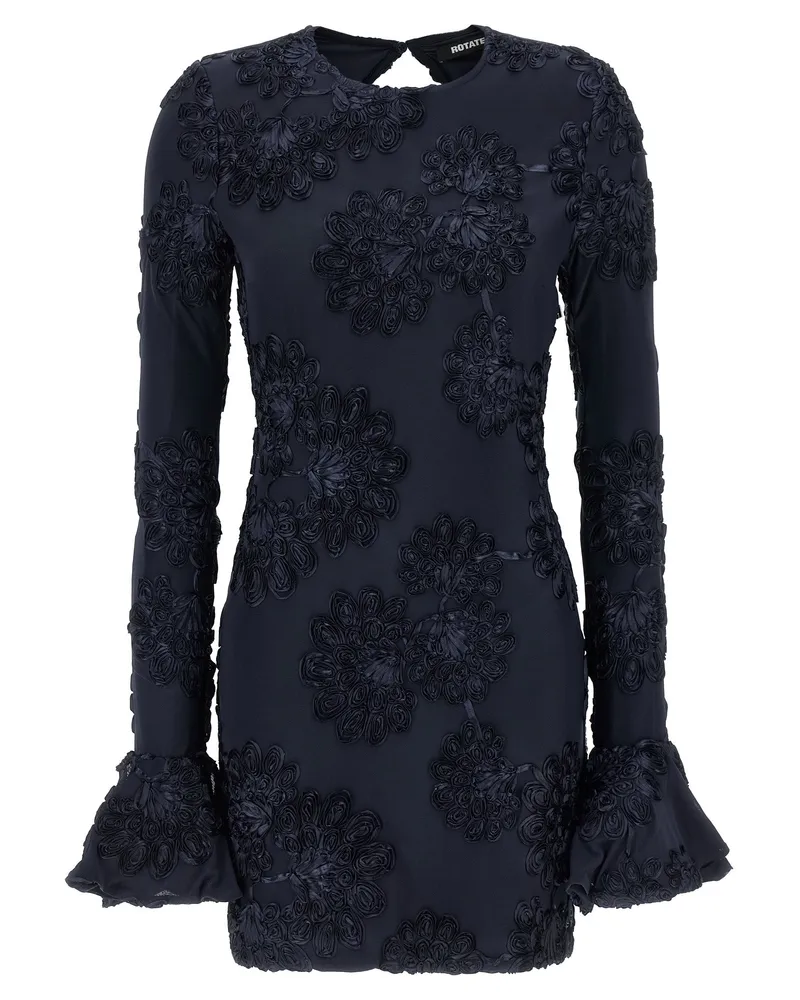 ROTATE Birger Christensen Dreh Birger Christensen '3 D Mesh Mini' Kleid Blue