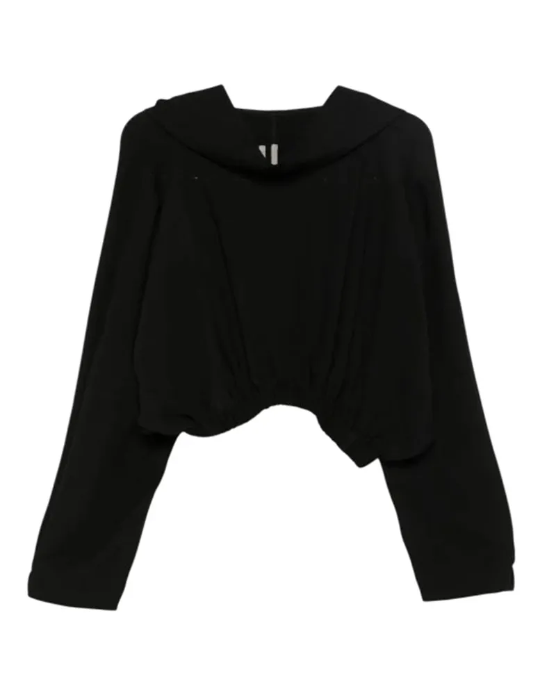Rick Owens Kapuzen-T-Shirt Black