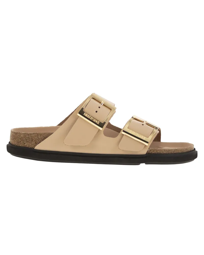 Birkenstock Arizona DB Leder -Slipper Beige