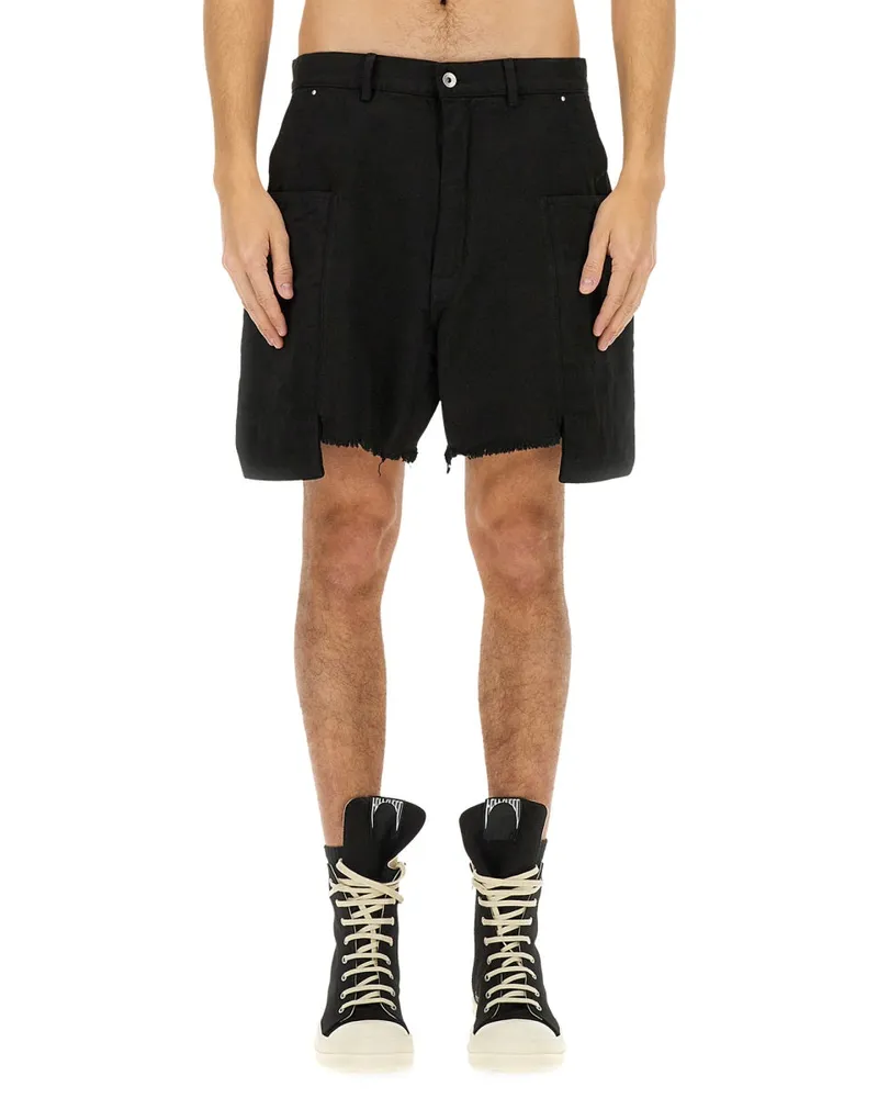DRKSHDW by Rick Owens Bermuda Fracht Black