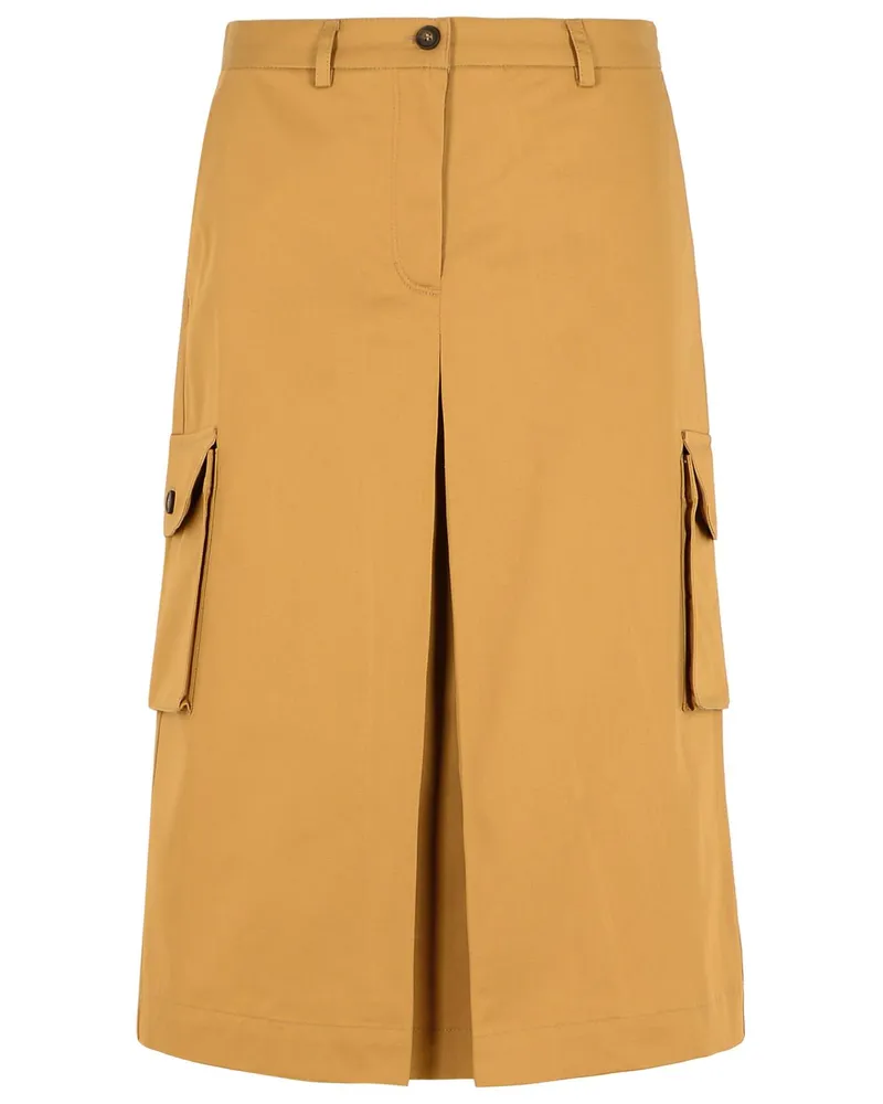 Kitsuné Maison Kitsuné 'Utility' beige Baumwollrock Beige