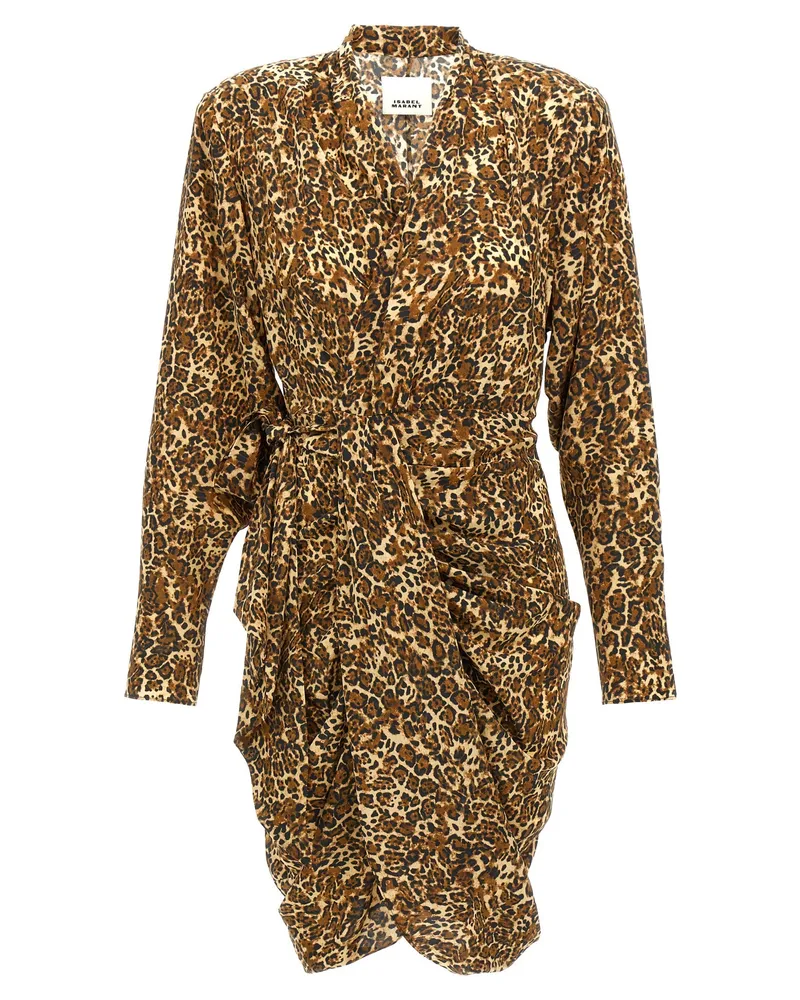 Isabel Marant Cleora' Kleid Multicolor