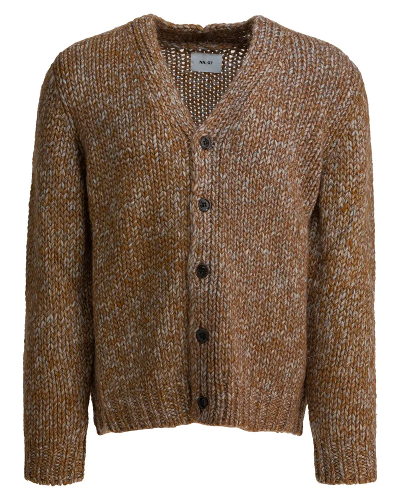 NN 07 Strickjacke aus Wollmischung „Osky Beige