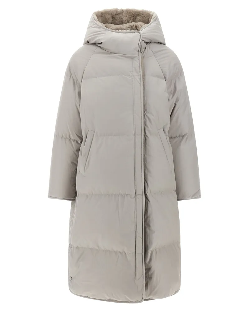 Yves Salomon Armee Yves Salomon Suromon Sodet Down Jacke Gray