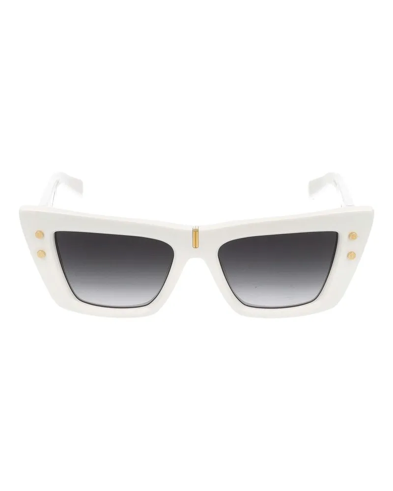 Balmain Sonnenbrille  BPS 156 C B Eye WHT GLD /18/145 Wht