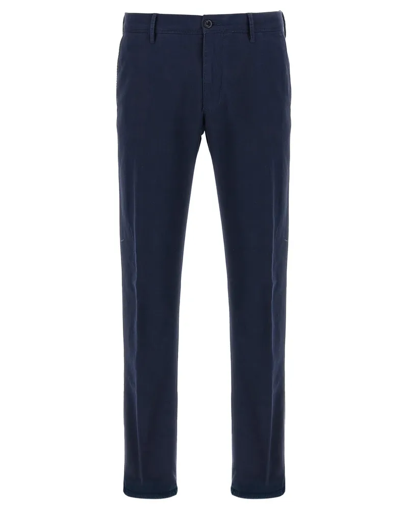 Incotex Inkotex niedrige Taillenhosen Blue