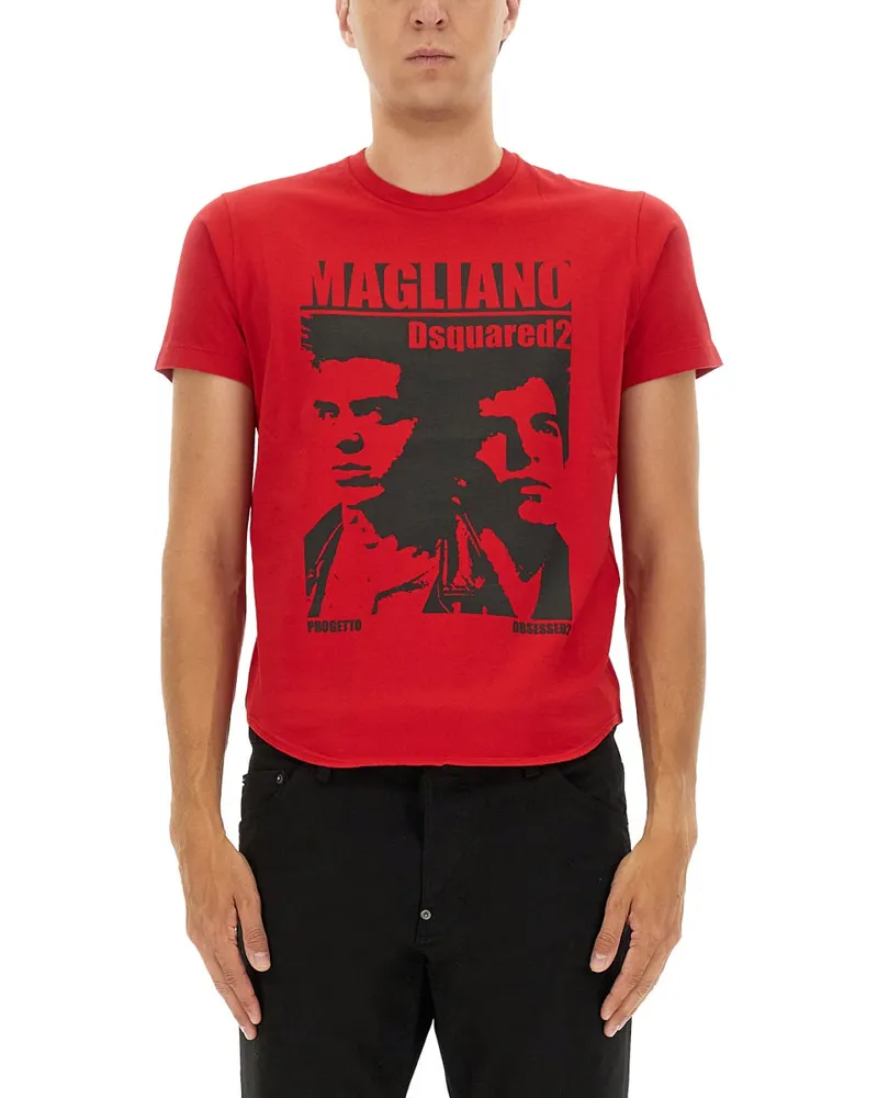 Dsquared2 T -Shirt mit Druck Red