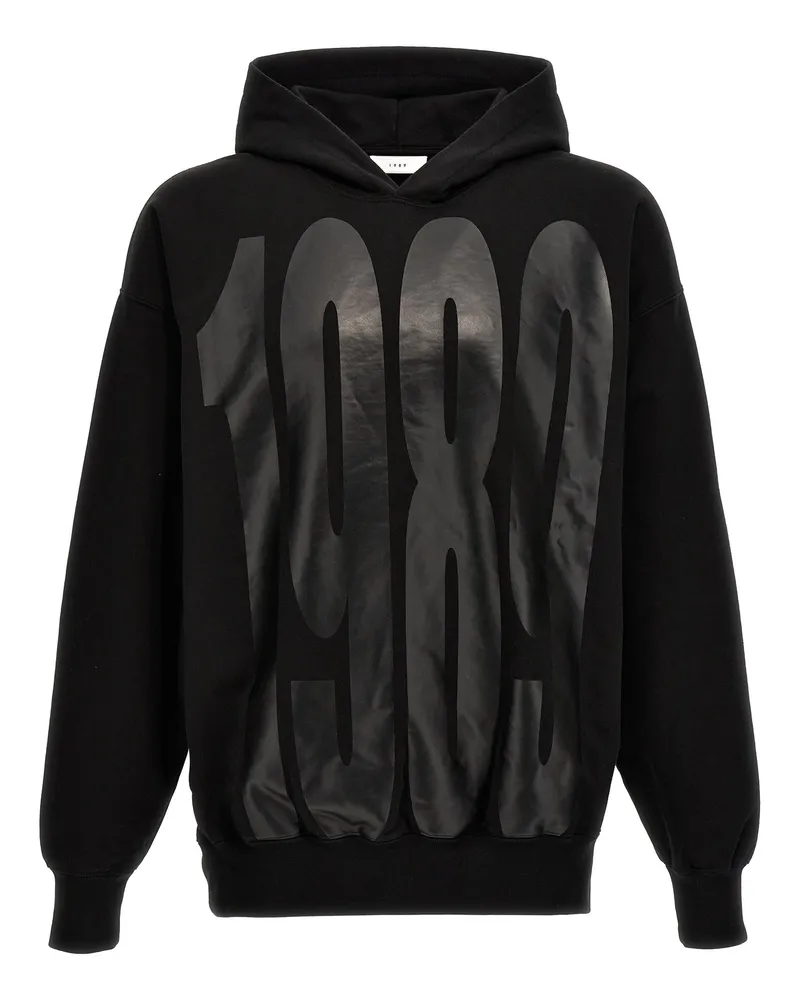 1989 STUDIO 1989 Faded Logo' Hoodie Schwarz