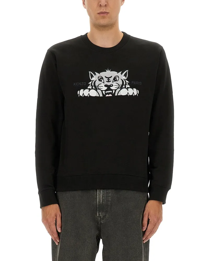 Kenzo Silm Fit Sweatshirt Black