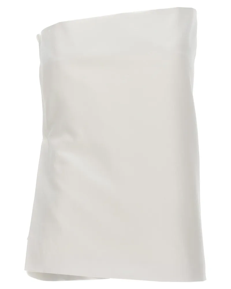 SPORTMAX Adda' Bustier Top White