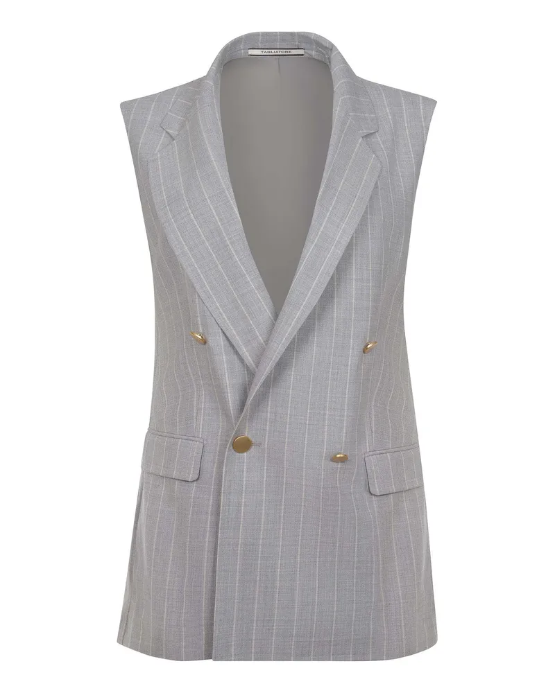 Tagliatore Gilet  J Bernice aus Asche gemacht Grey