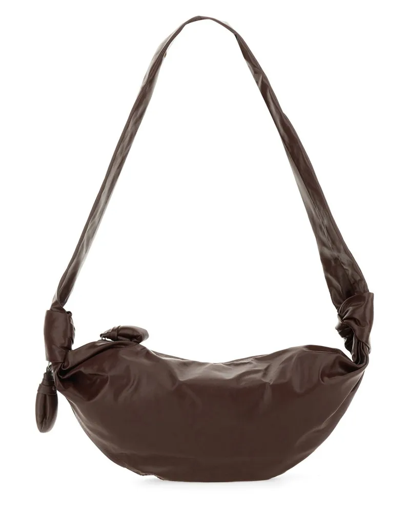 Christophe Lemaire Croissant Bag weich klein Brown