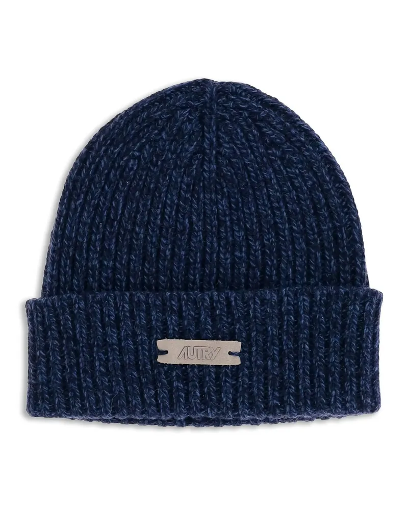 AUTRY Mütze Main einzigartige gestrickte Blau 