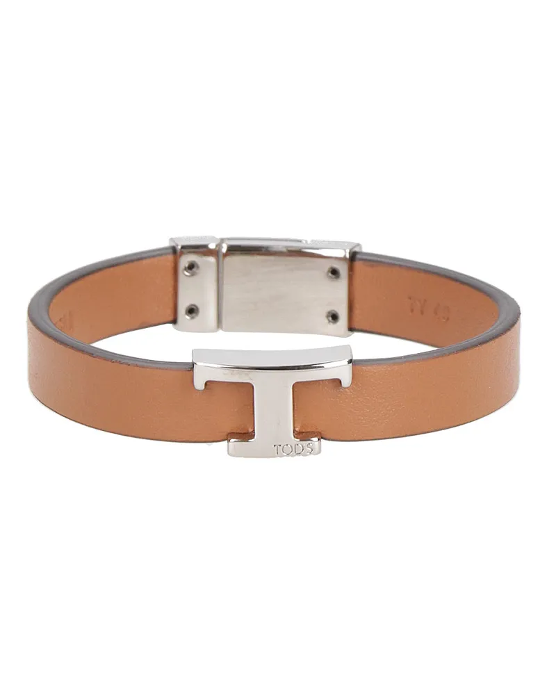 TOD'S Tod 's Bijoux Lederbraun Leather