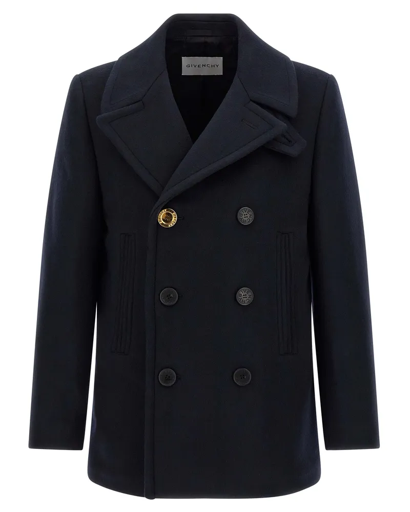Givenchy Zweireihiger Caban von Blue