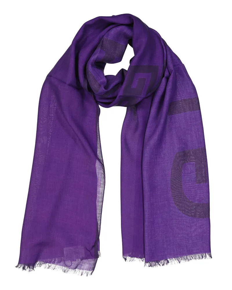 Givenchy Logo -Schal Purple