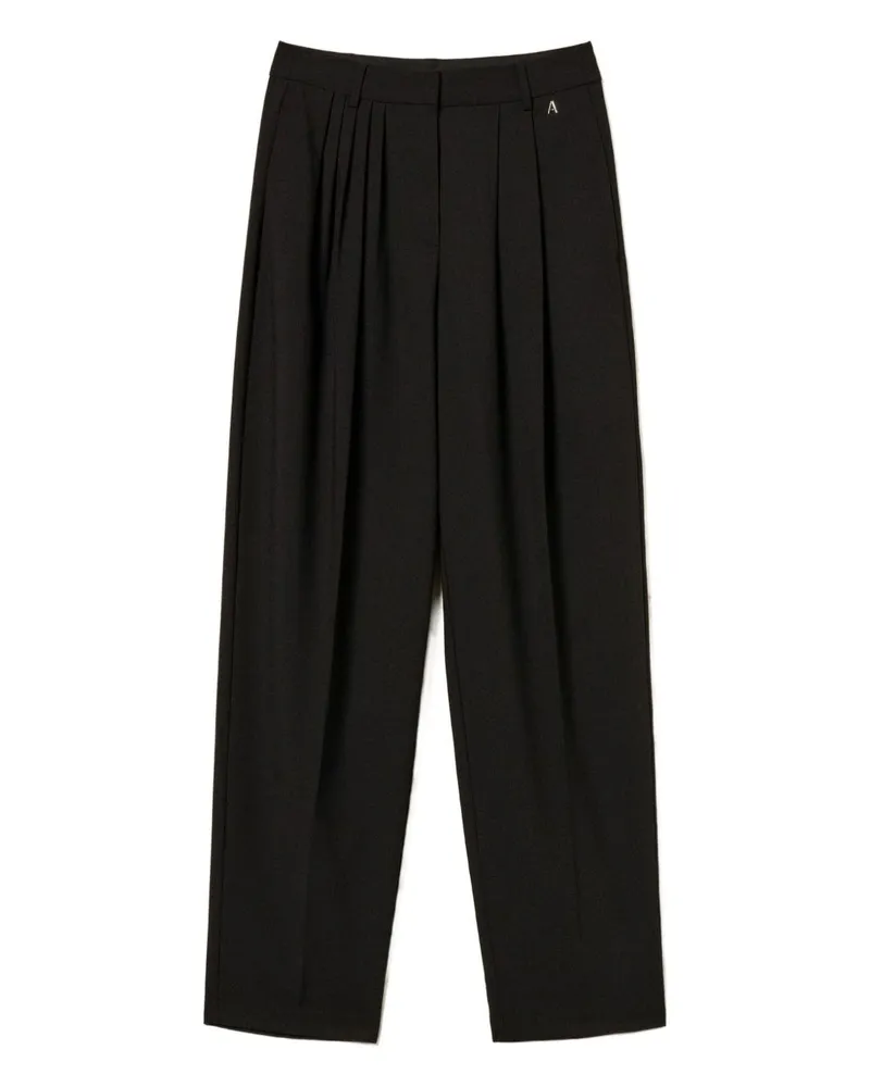 Twin-Set Doppelte Hose schwarz Black
