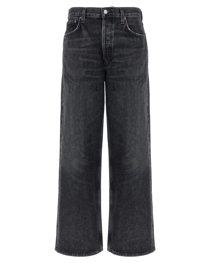 AGOLDE niedrigem Baggy' Jeans Black