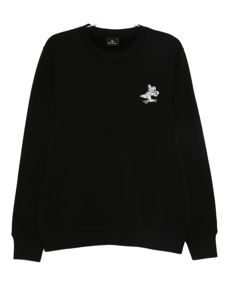 Paul Smith PS von Paul Smith Skate Bunny Cotton Sweatshirt Black