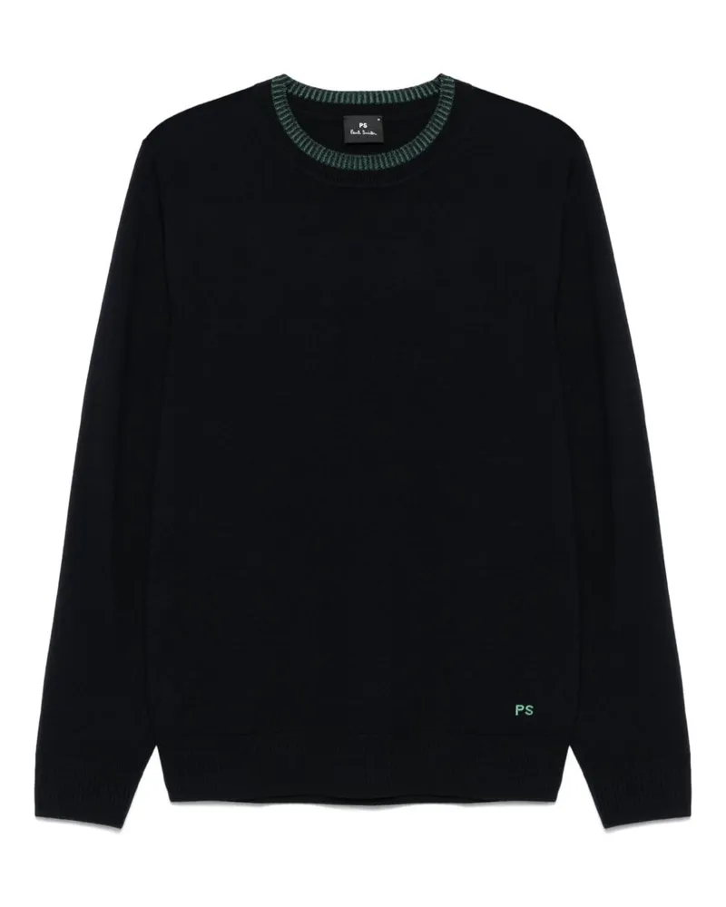 Paul Smith PS von Paul Smith Wool Crewneck -Pullover Blue