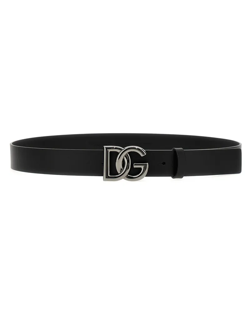 Dolce & Gabbana DG' Logogürtel Black