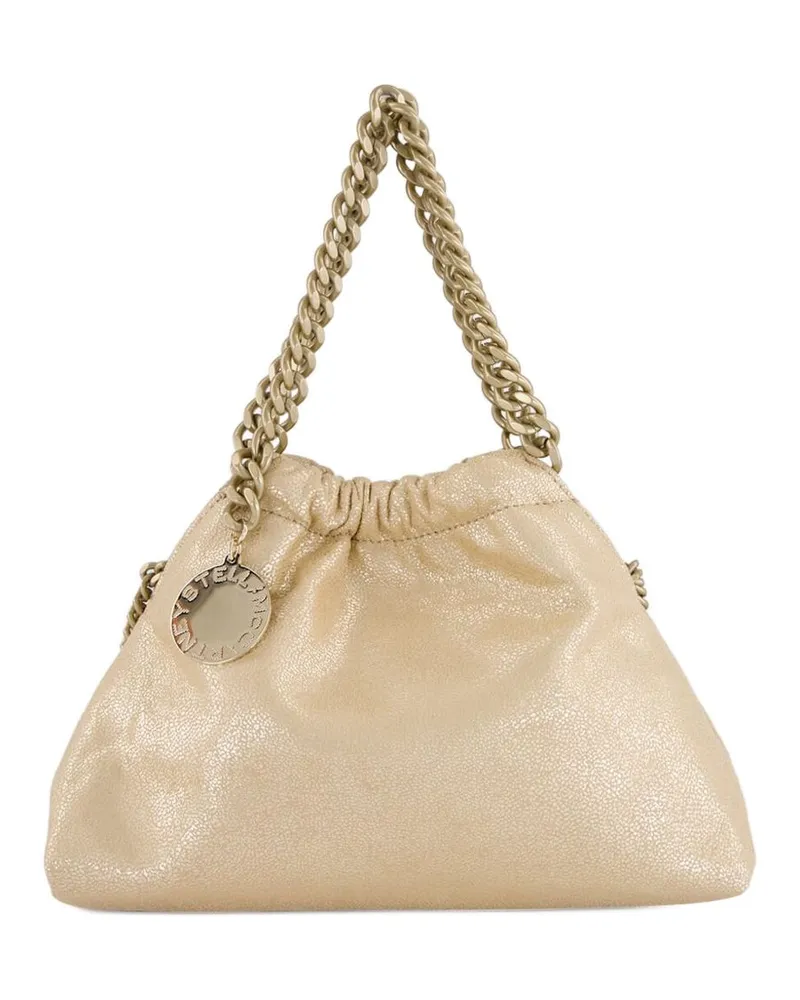 Stella McCartney Falabella Mini-Tragetasche mit Kordelzug Golden