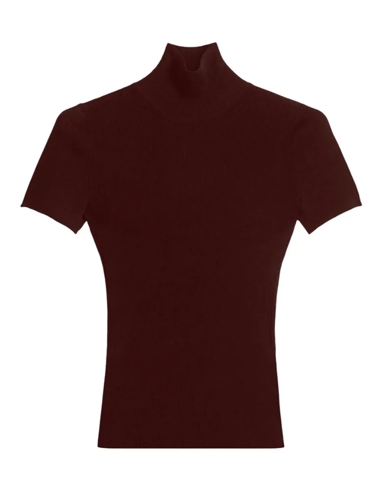 Max Mara Wolle Rollkragenpulse Ciliegia