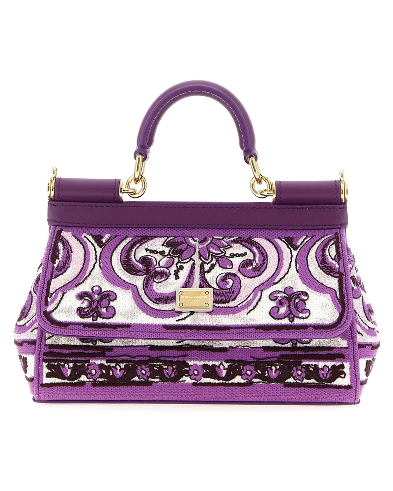 Dolce & Gabbana Sizilien' kleine Handtasche Purple
