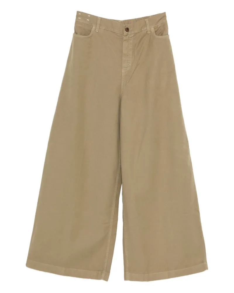 ALYSI Hose mit ausgestelltem Bein Green