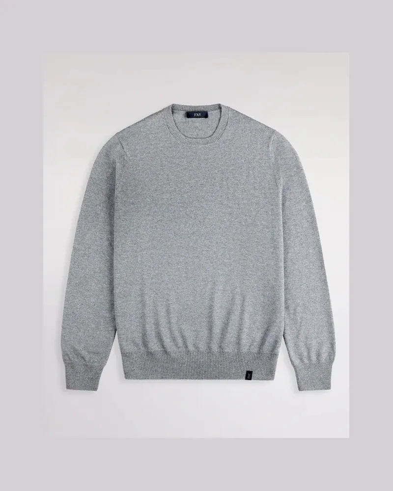 Fay Wollpullover Grey