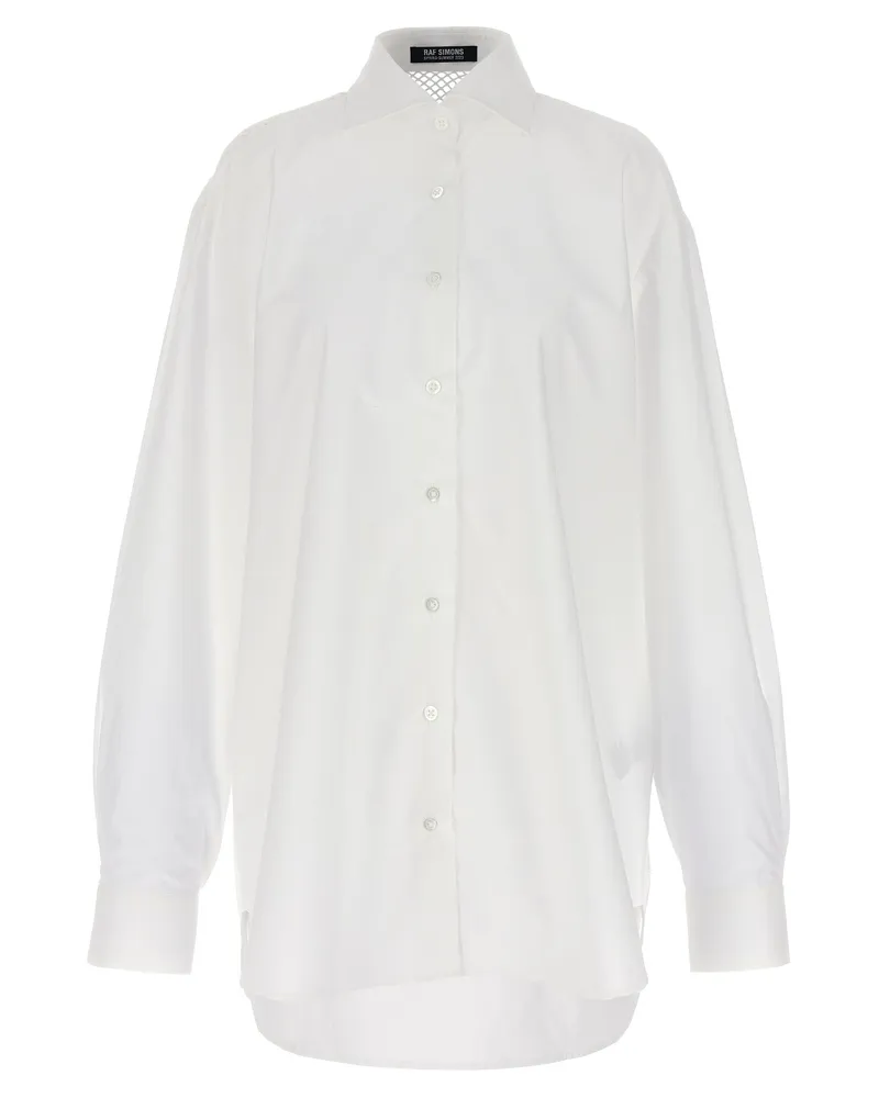 Raf Simons Mesh Beilage -Hemd White