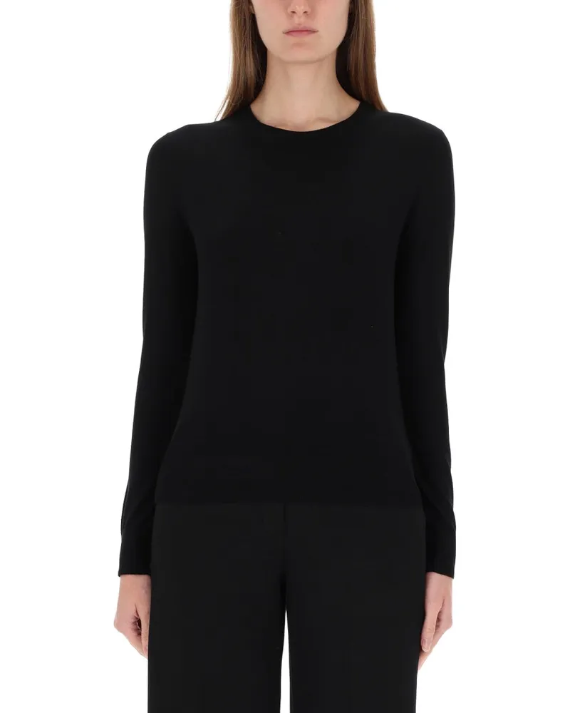 Theory Theorie Wolltrikot Black