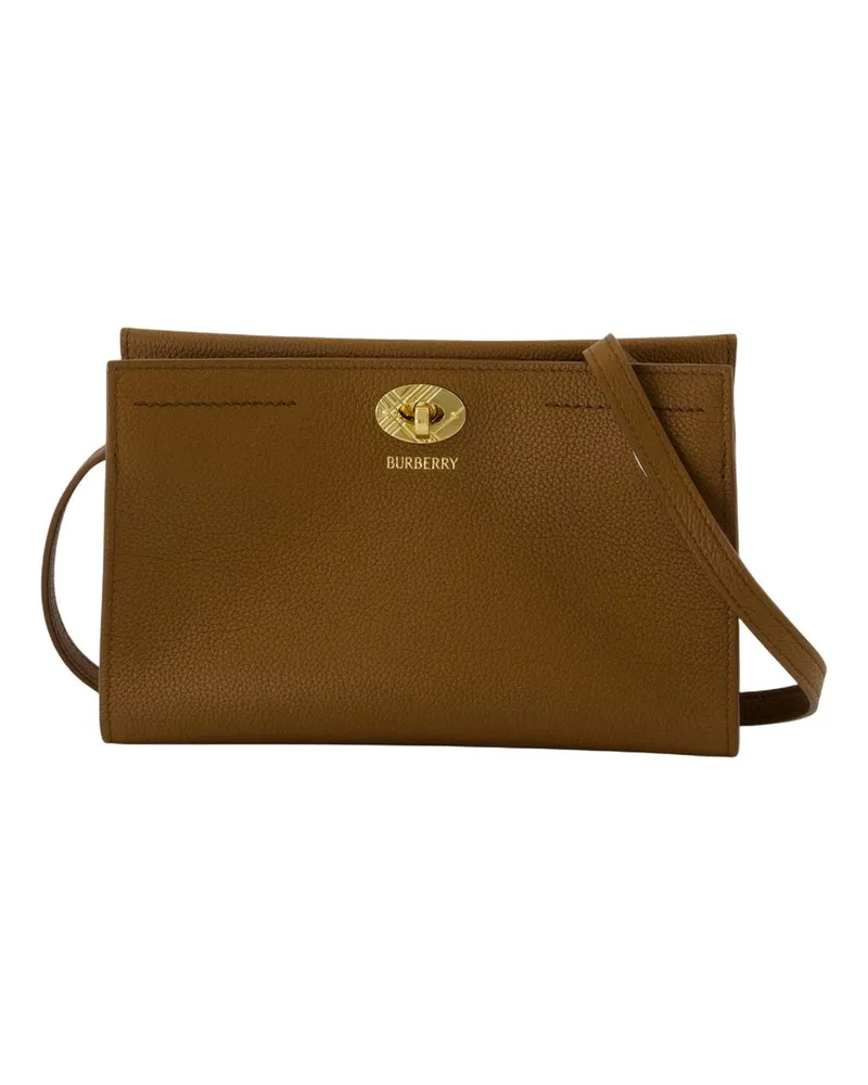 Burberry Cotswolds Umhängetasche  Leder braun Braun
