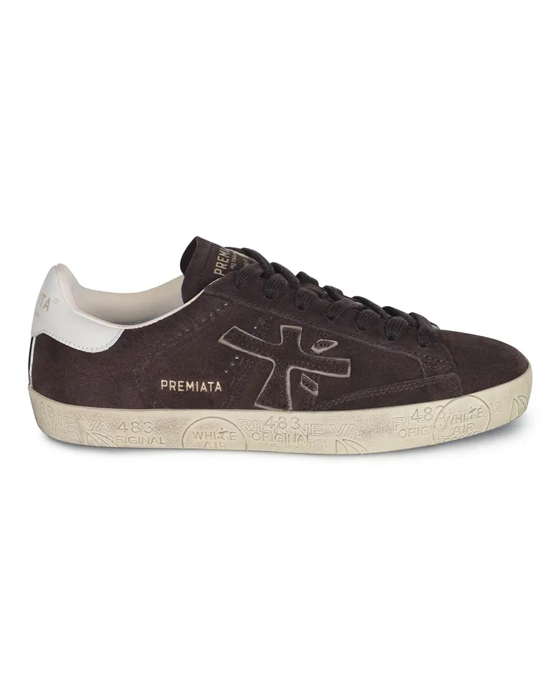 Premiata Premata -Turnschuhe aus Leder Brown