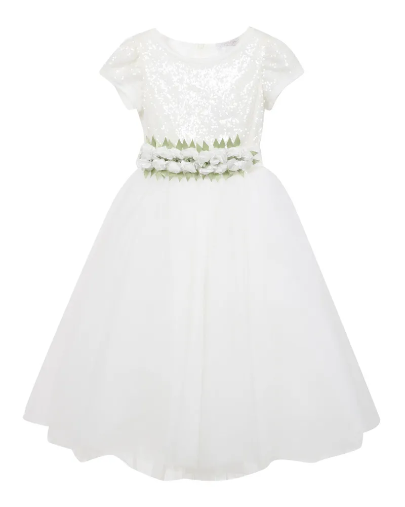 Monnalisa Kleider Creme Cream